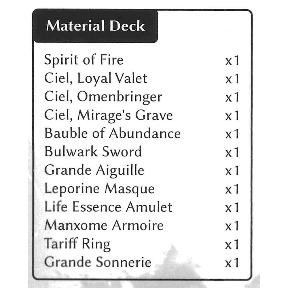 Grand Archive TCG: Distorted Reflections - Ciel, Mirage's Grave Starter Deck (New Arrival)